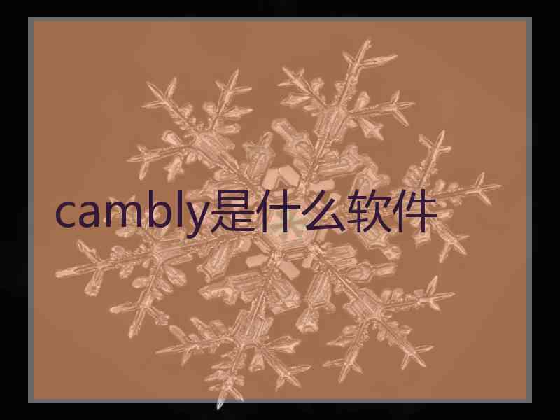 cambly是什么软件