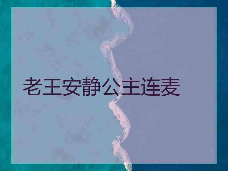 老王安静公主连麦