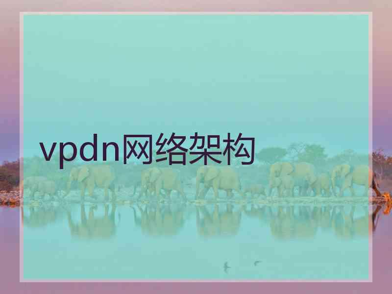 vpdn网络架构