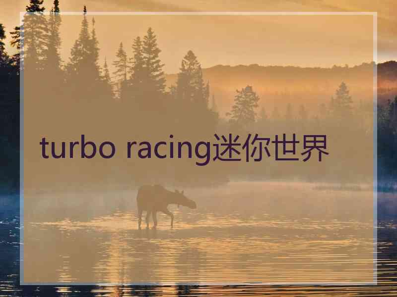 turbo racing迷你世界