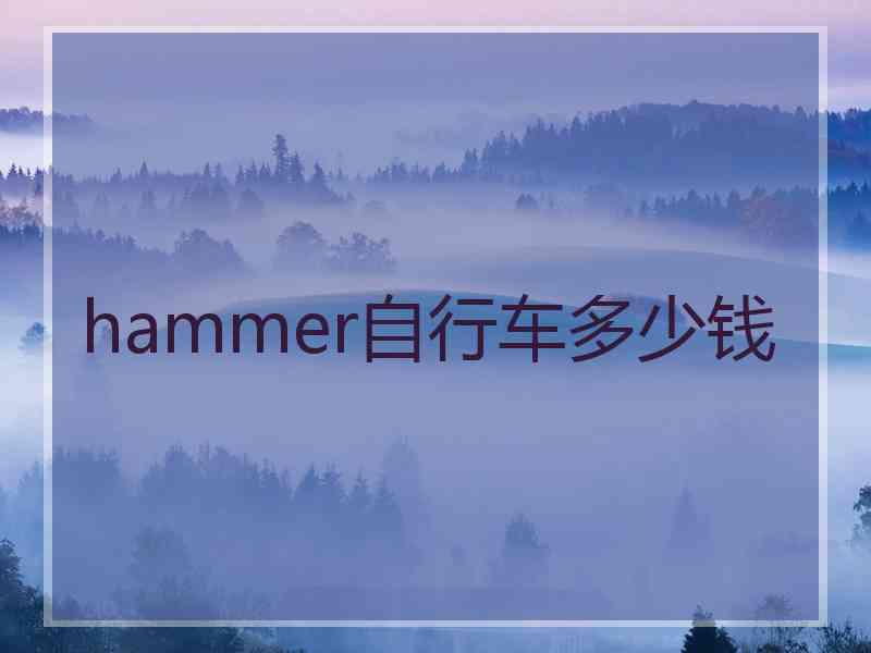 hammer自行车多少钱