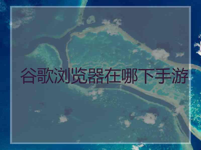 谷歌浏览器在哪下手游