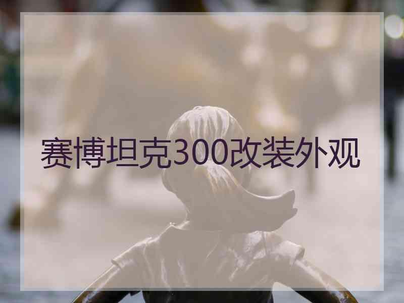 赛博坦克300改装外观