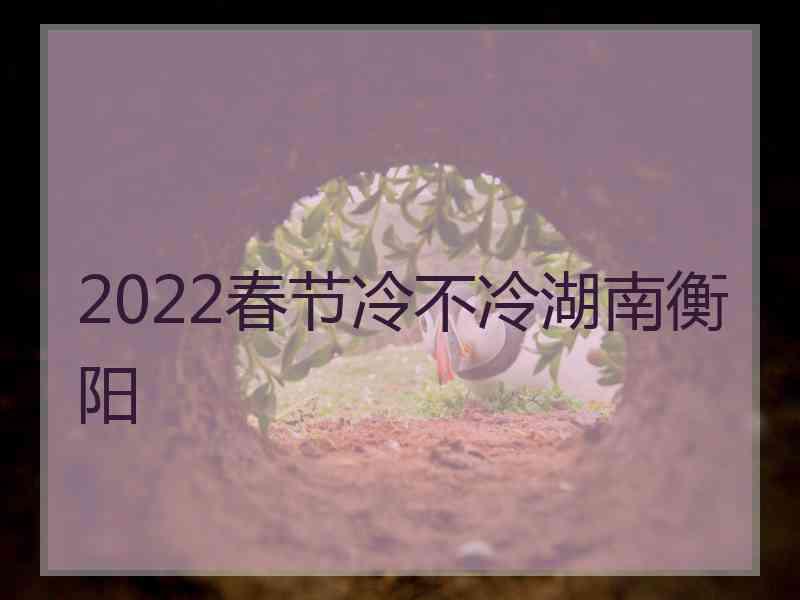 2022春节冷不冷湖南衡阳