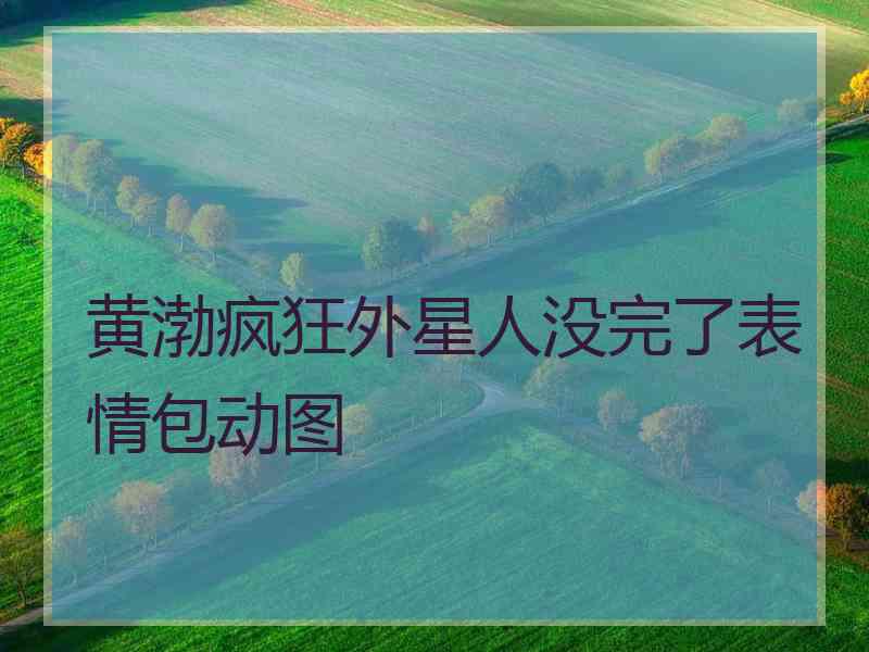 黄渤疯狂外星人没完了表情包动图