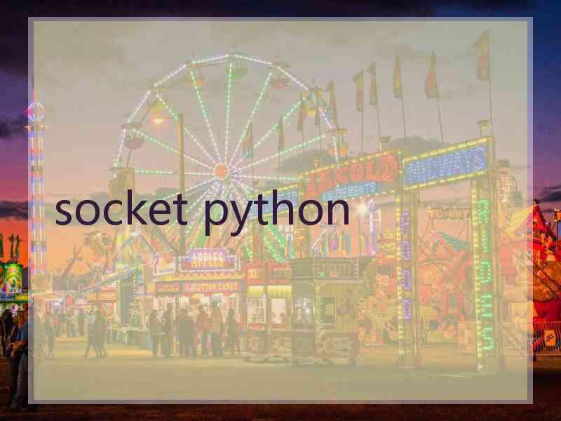 socket python