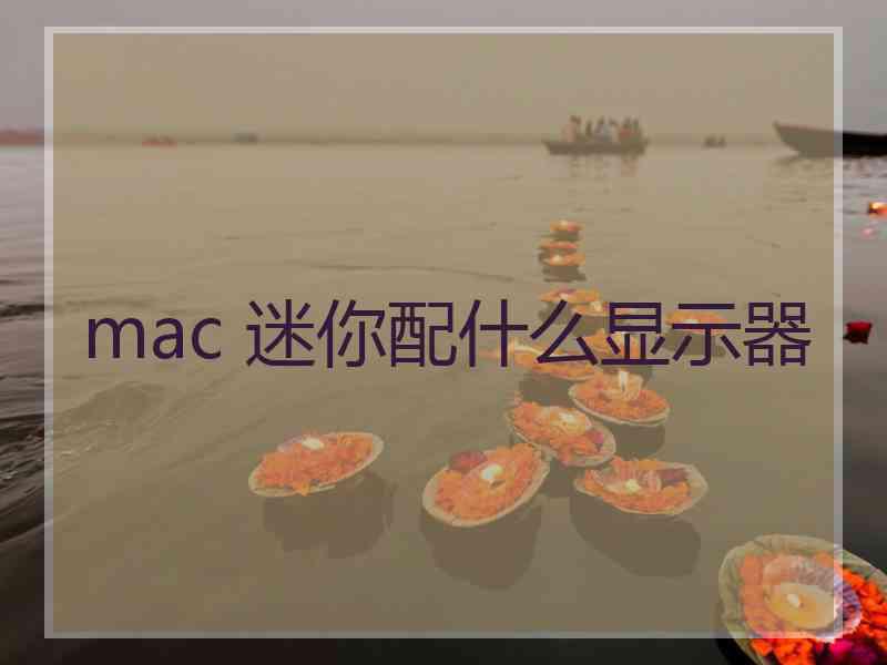 mac 迷你配什么显示器