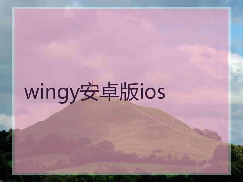 wingy安卓版ios