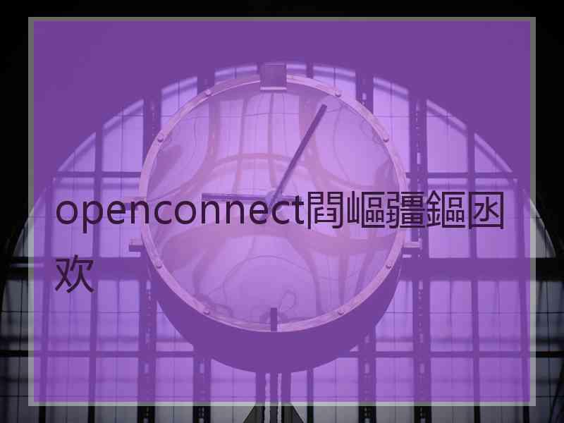 openconnect閰嶇疆鏂囦欢