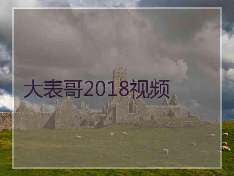 大表哥2018视频