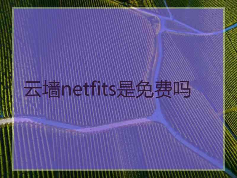 云墙netfits是免费吗