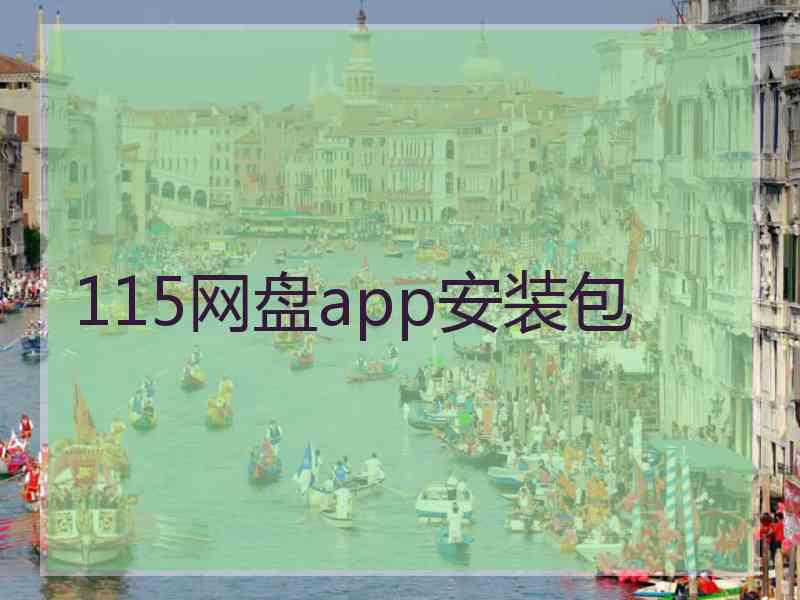 115网盘app安装包