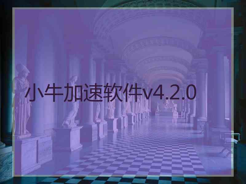 小牛加速软件v4.2.0