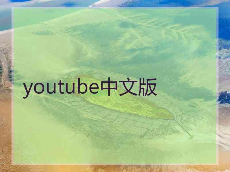 youtube中文版