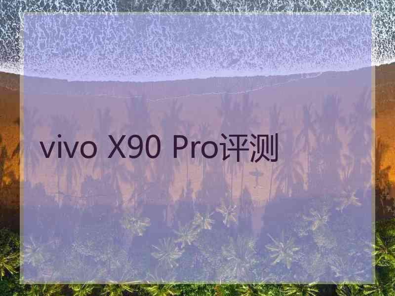 vivo X90 Pro评测