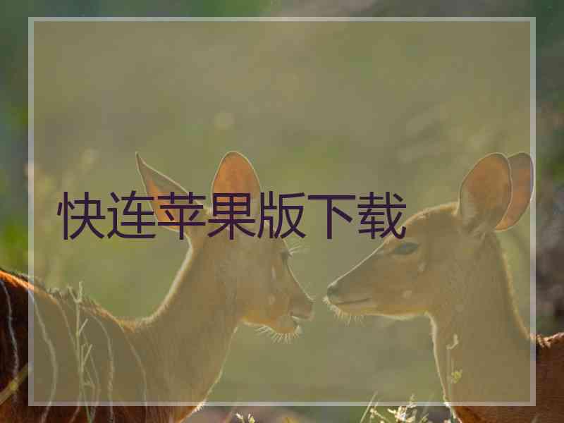 快连苹果版下载