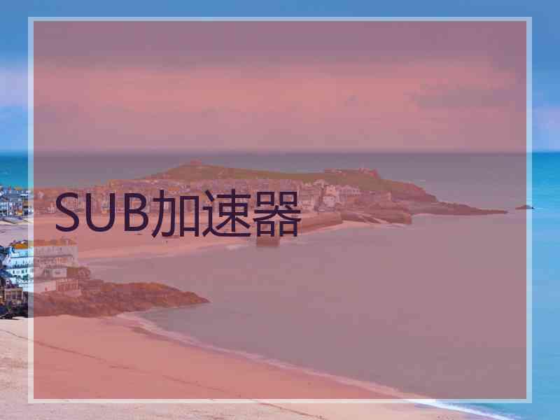 SUB加速器