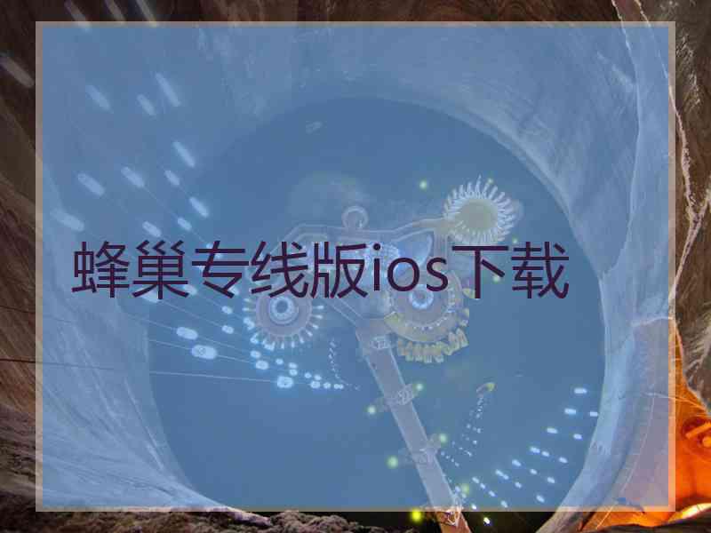 蜂巢专线版ios下载