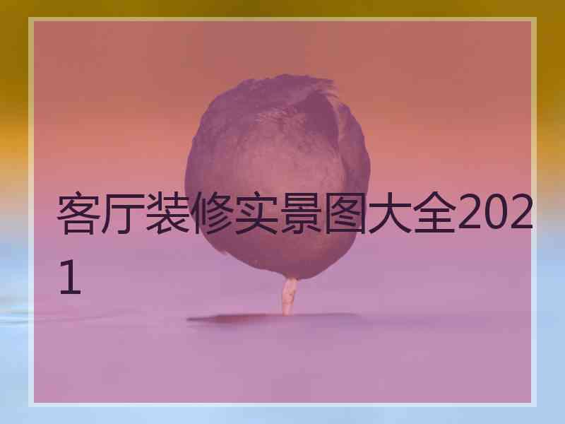 客厅装修实景图大全2021