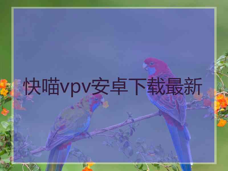 快喵vpv安卓下载最新