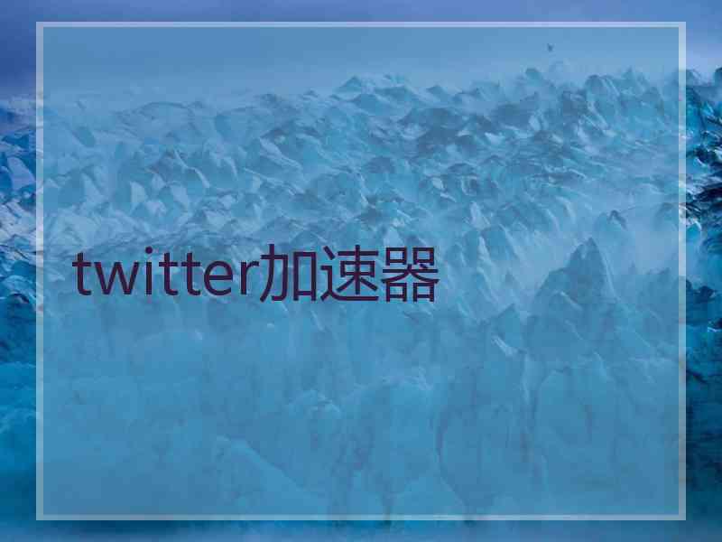 twitter加速器