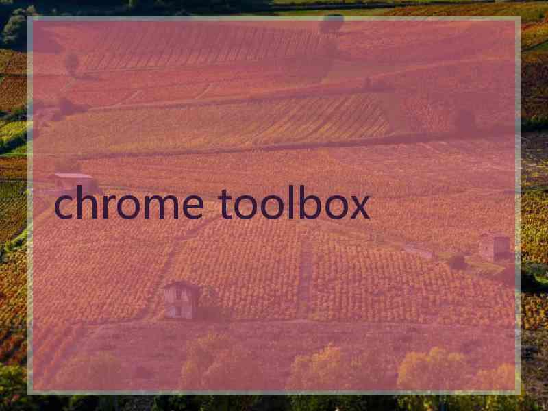 chrome toolbox