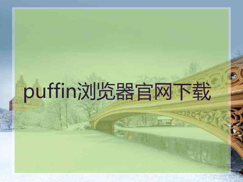 puffin浏览器官网下载