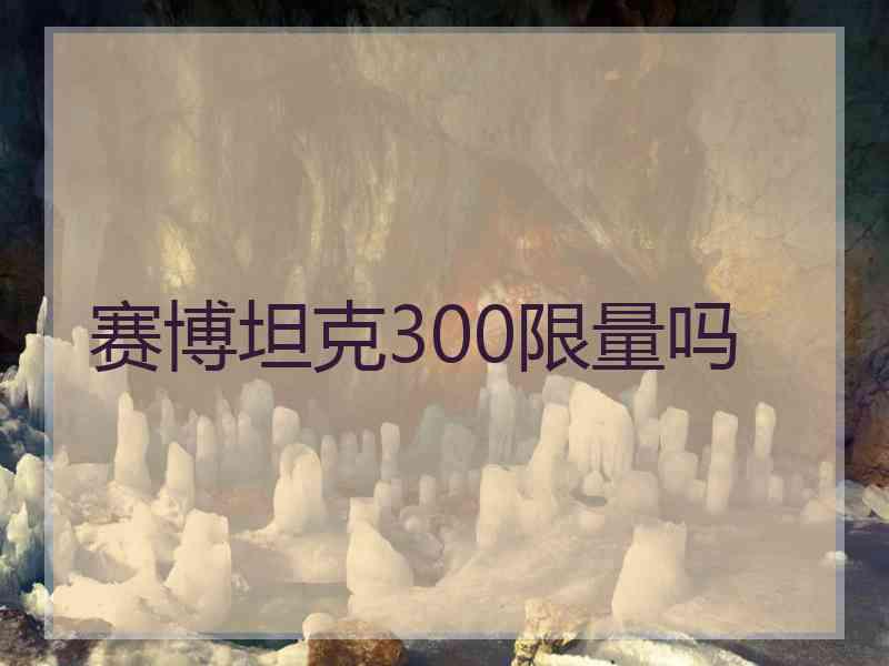 赛博坦克300限量吗