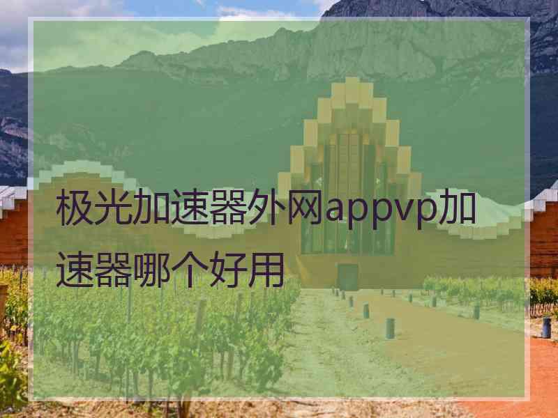 极光加速器外网appvp加速器哪个好用