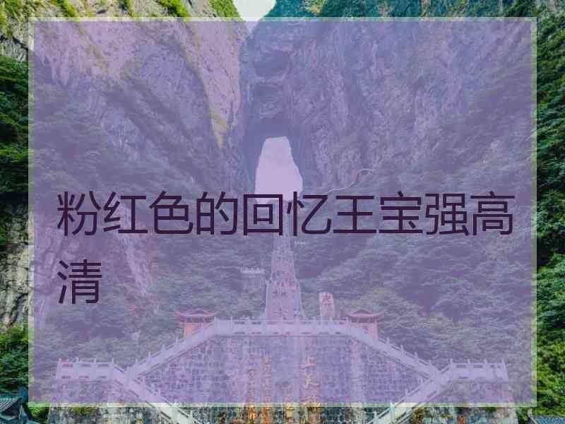 粉红色的回忆王宝强高清