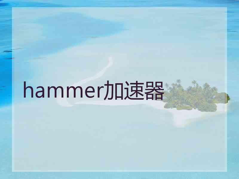 hammer加速器