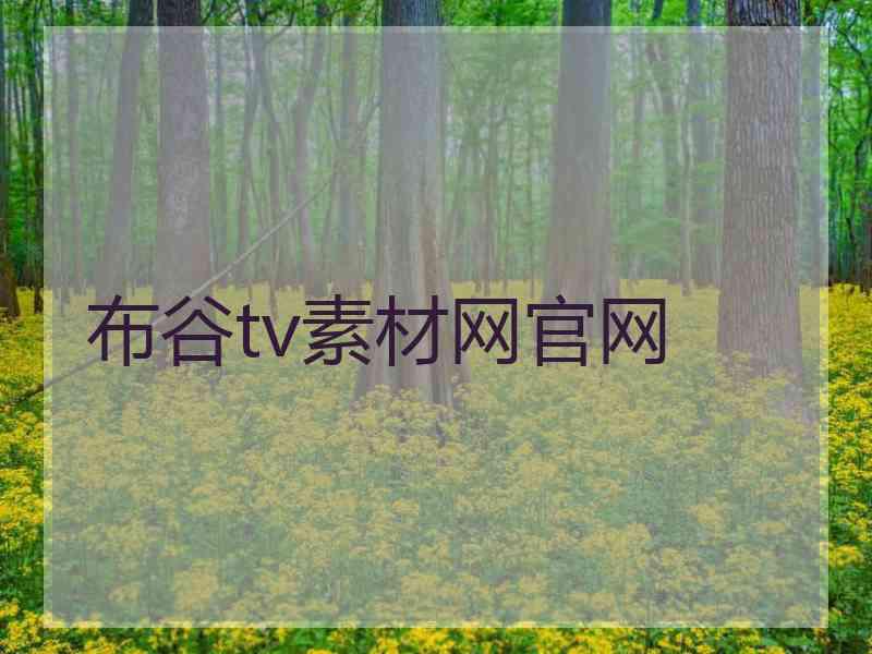 布谷tv素材网官网