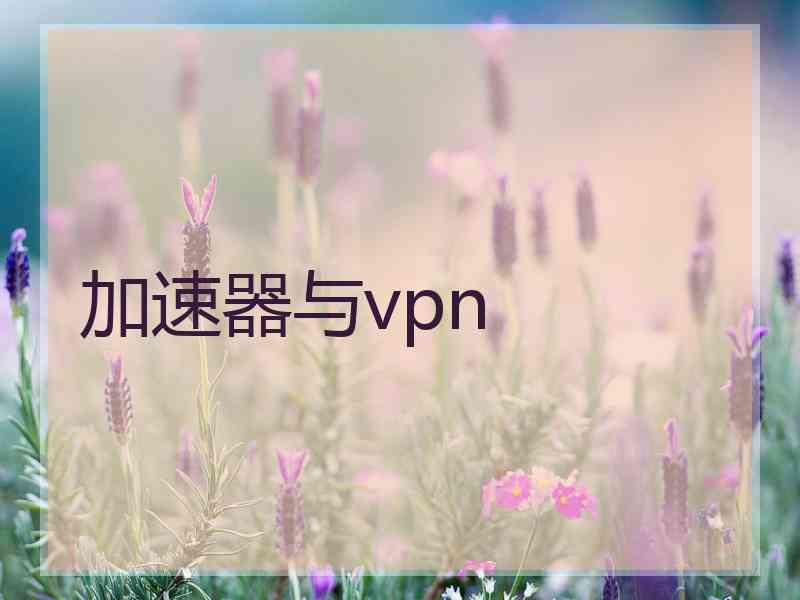 加速器与vpn