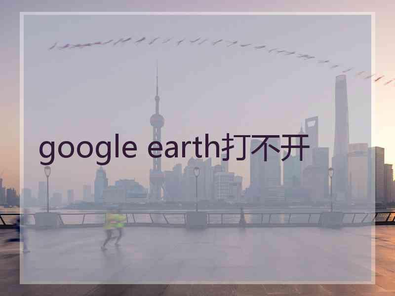 google earth打不开