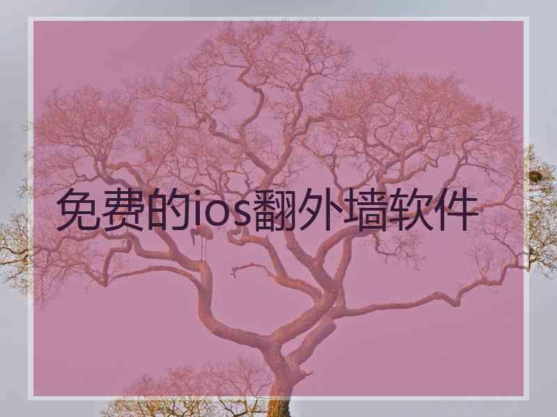 免费的ios翻外墙软件