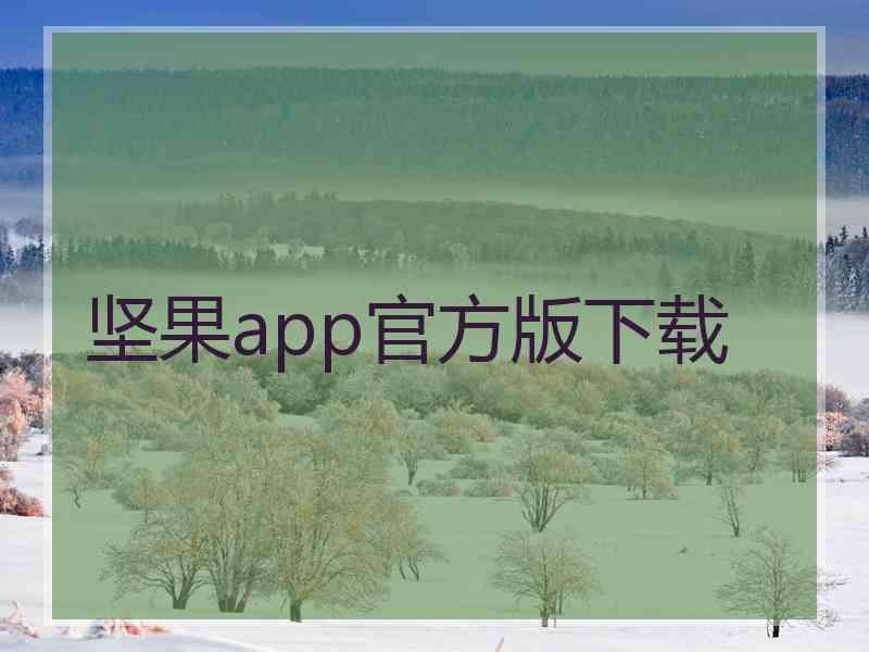 坚果app官方版下载