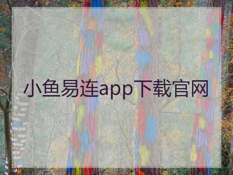 小鱼易连app下载官网