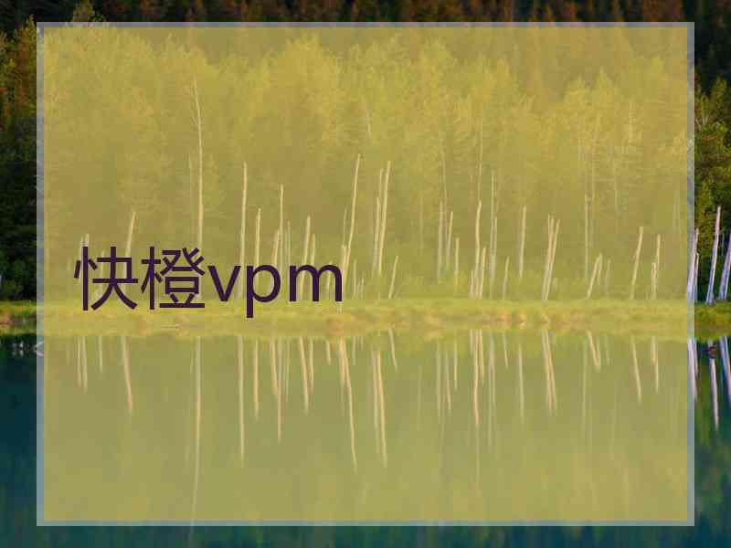 快橙vpm