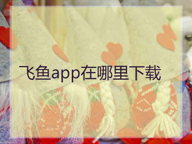 飞鱼app在哪里下载