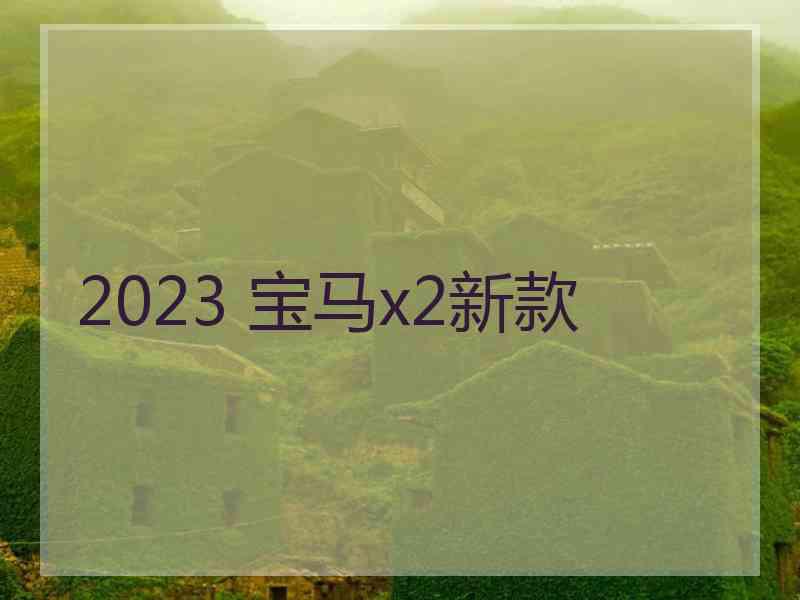 2023 宝马x2新款