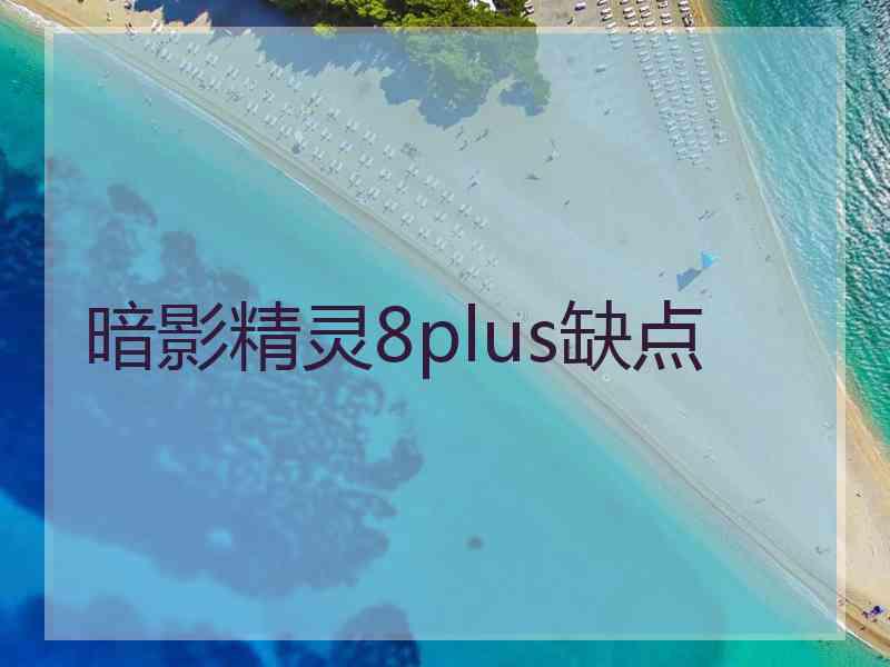 暗影精灵8plus缺点