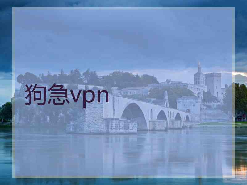 狗急vpn