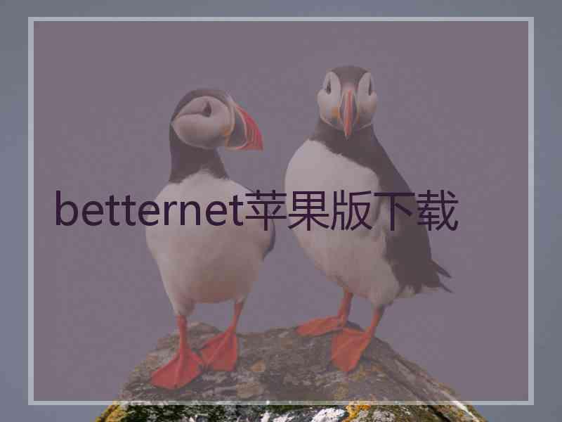 betternet苹果版下载