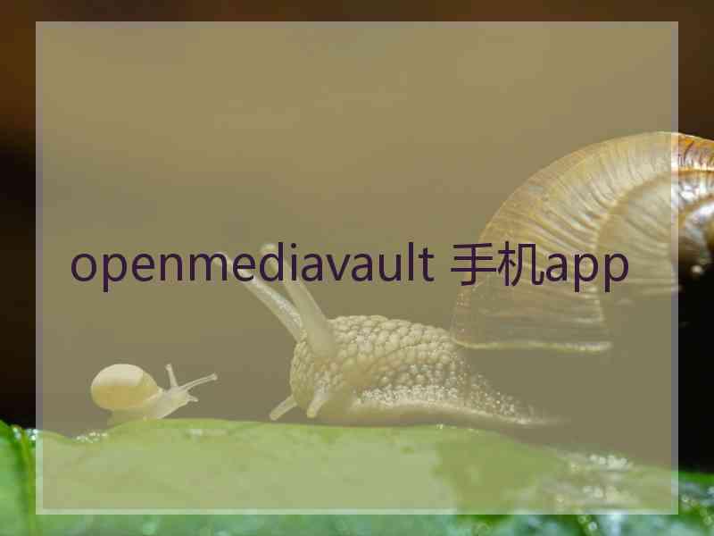 openmediavault 手机app