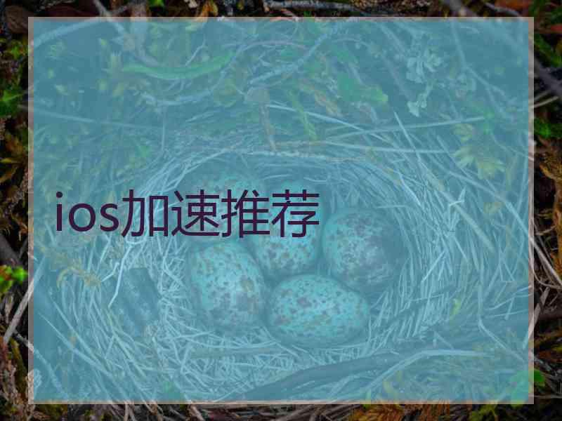 ios加速推荐