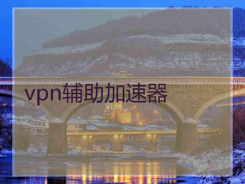 vpn辅助加速器