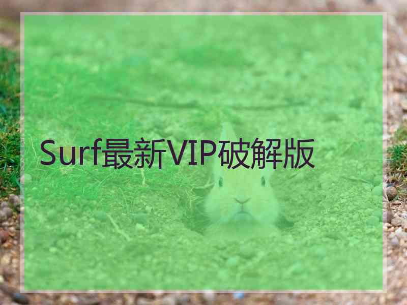 Surf最新VIP破解版