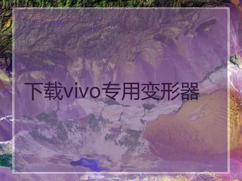 下载vivo专用变形器