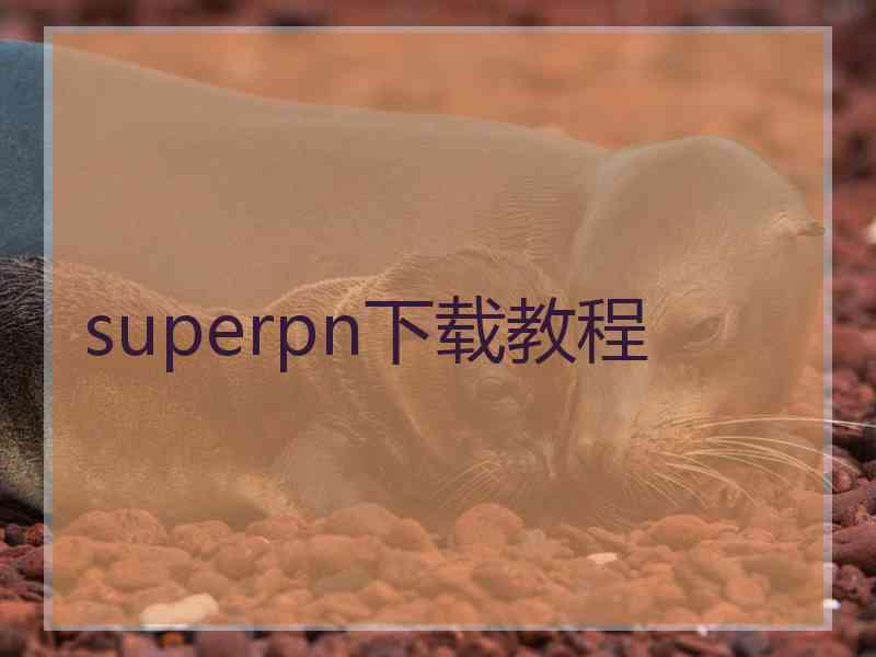 superpn下载教程