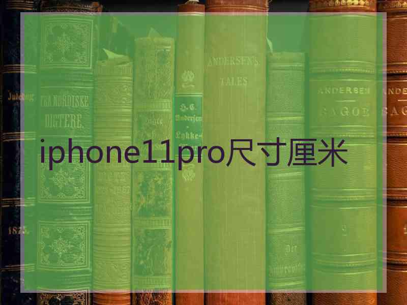 iphone11pro尺寸厘米